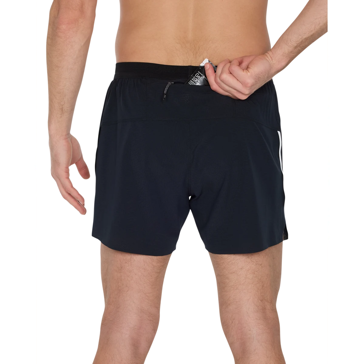 RACE PACE 2N1 RUN SHORT 5" BLACK