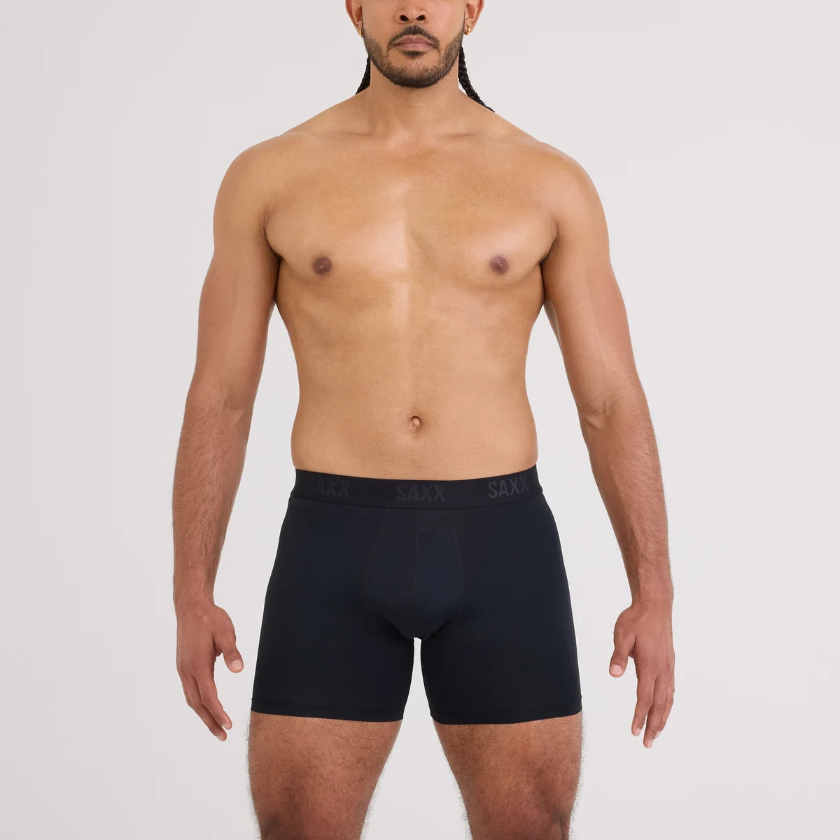 SMOOTH FLEX LIGHT COMPRESSION BOXER BRIEF BLACK