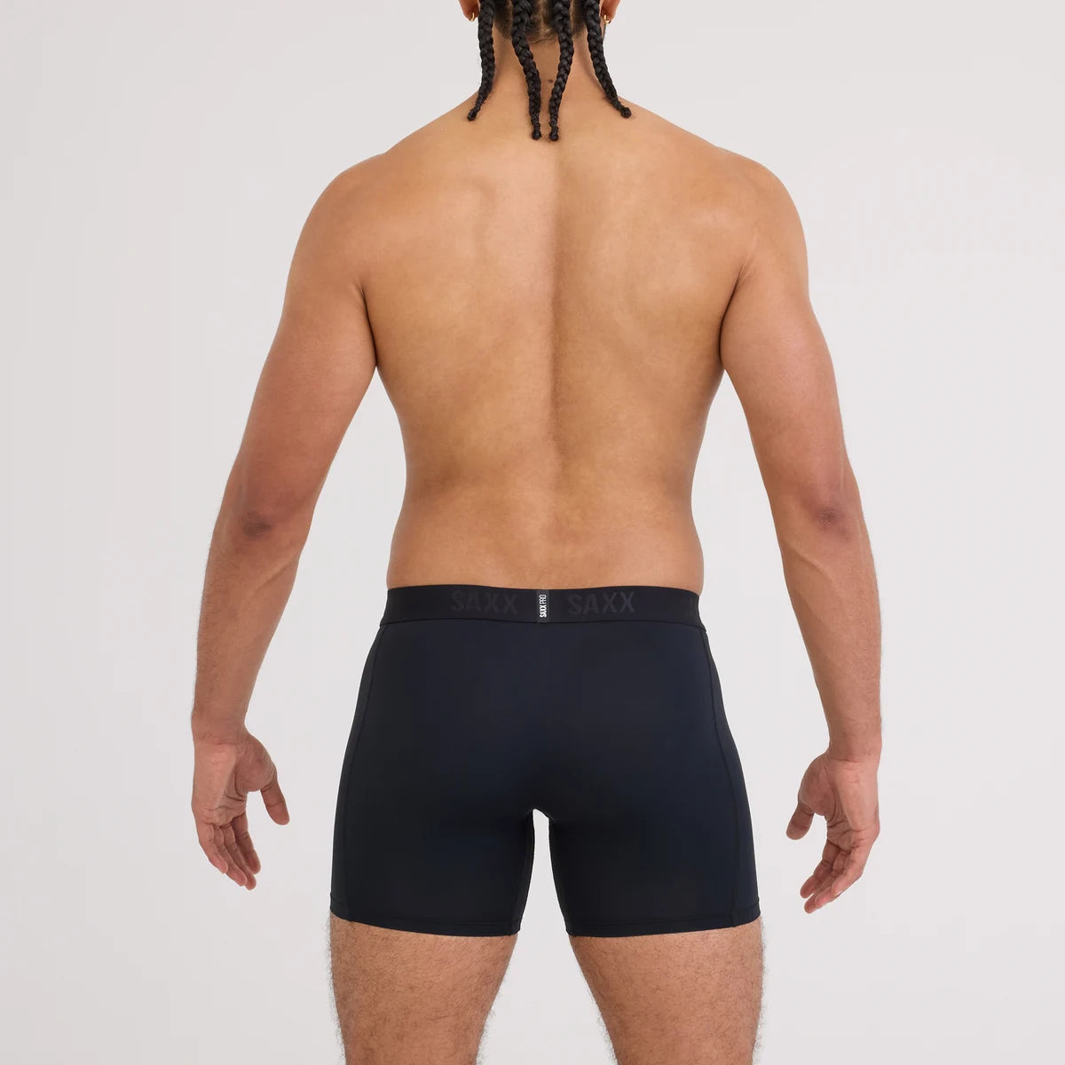 SMOOTH FLEX LIGHT COMPRESSION BOXER BRIEF BLACK