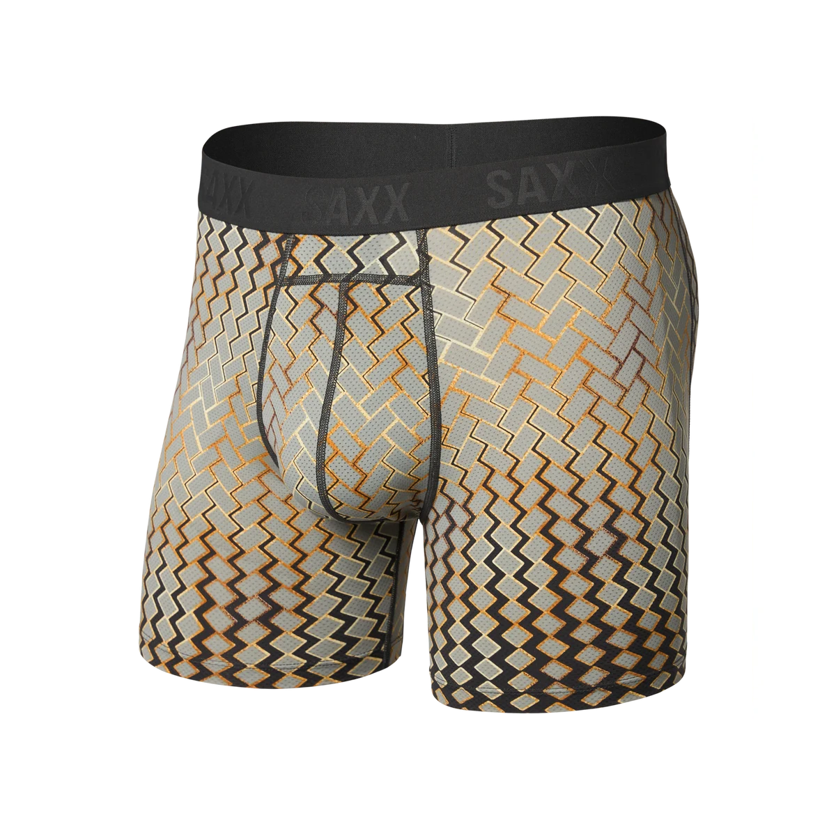 SMOOTH FLEX LIGHT COMPRESSION BOXER BRIEF LUSTRE WEAVE-FD BLACK