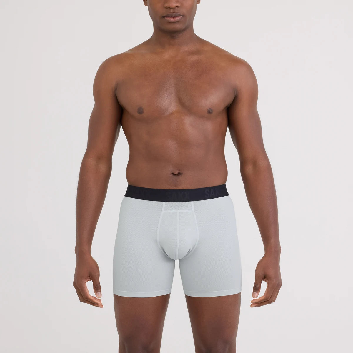 SMOOTH FLEX LIGHT COMPRESSION BOXER BRIEF PEARL GREY