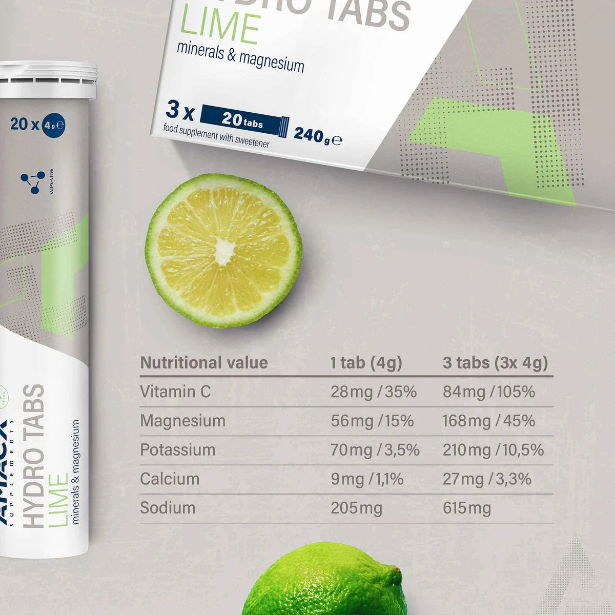 Hydro Tabs Lime - 3 pack