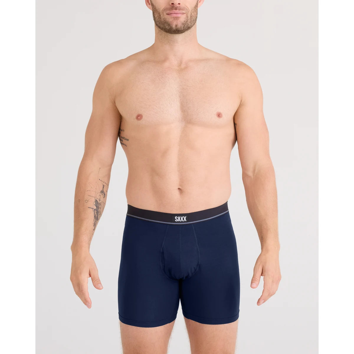ESSENTIAL COTTON BOXER BRIEF FLY MARITIME