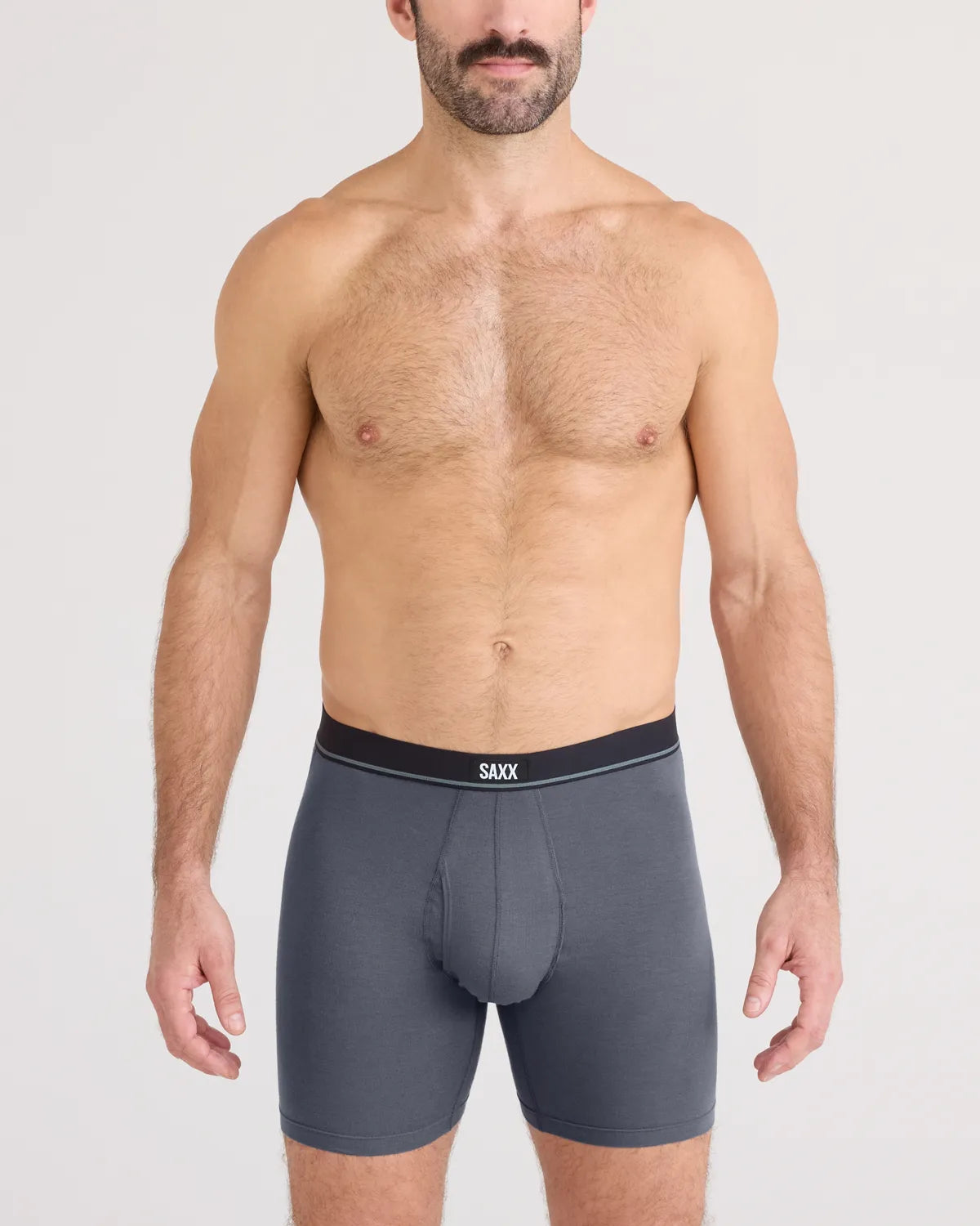 ESSENTIAL COTTON BOXER BRIEF FLY TURBULENCE