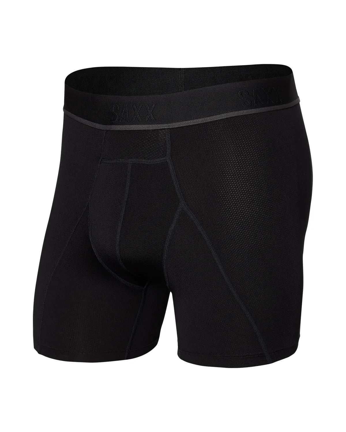 KINETIC LIGHT-COMPRESSION MESH BOXER BRIEF BLACKOUT