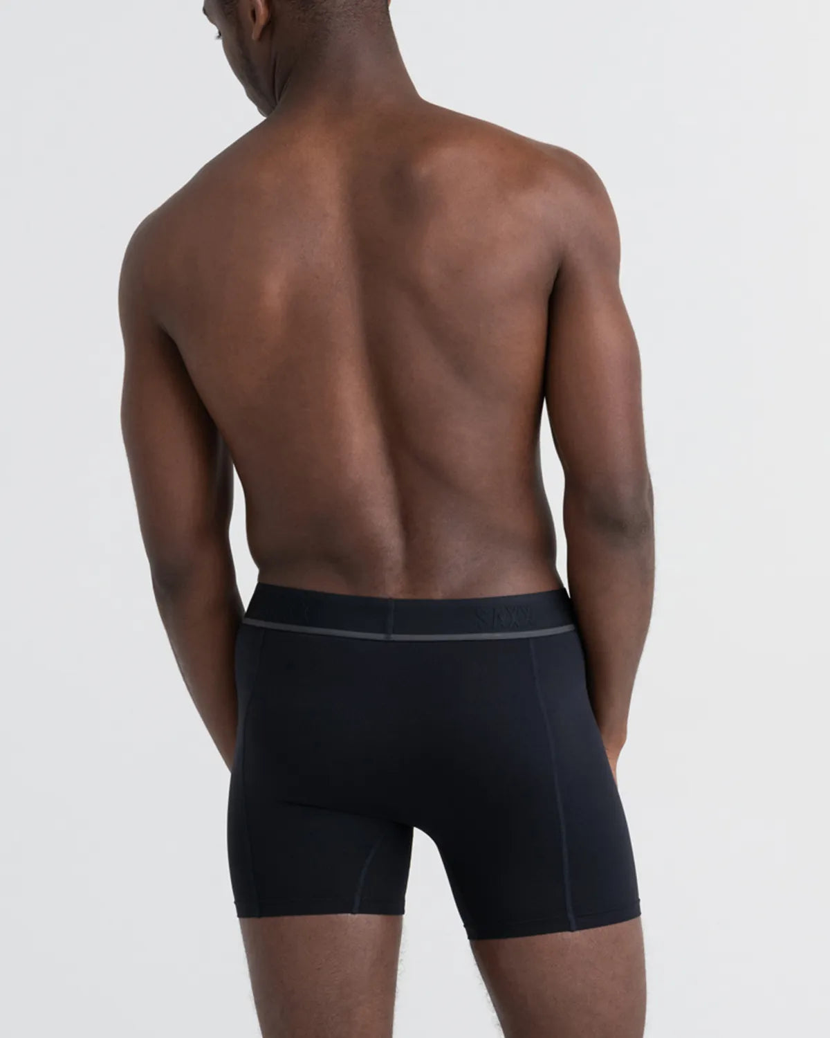 KINETIC LIGHT-COMPRESSION MESH BOXER BRIEF BLACKOUT
