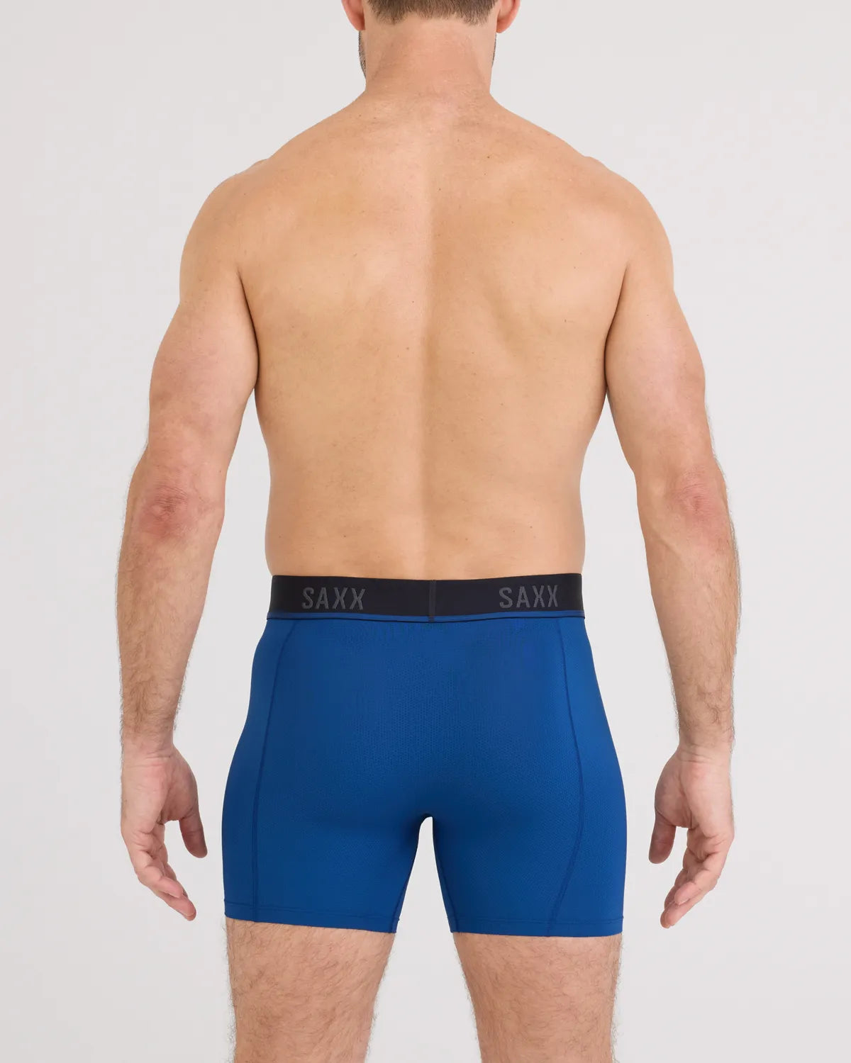 KINETIC LIGHT-COMPRESSION MESH BOXER BRIEF NAVY DAWN
