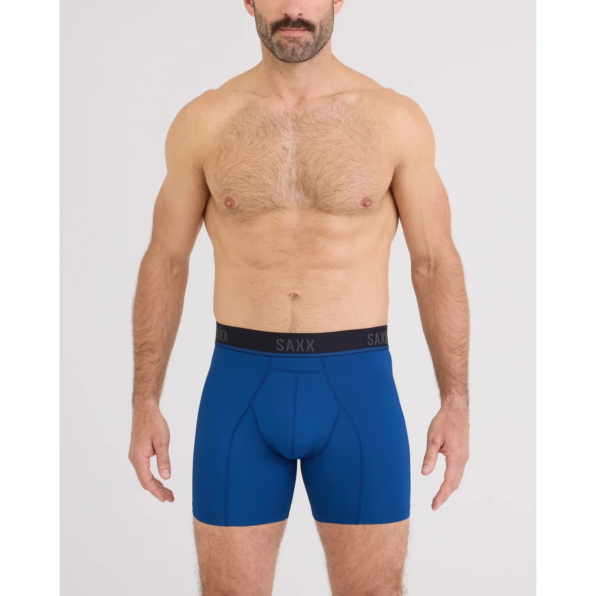 KINETIC LIGHT-COMPRESSION MESH BOXER BRIEF NAVY DAWN