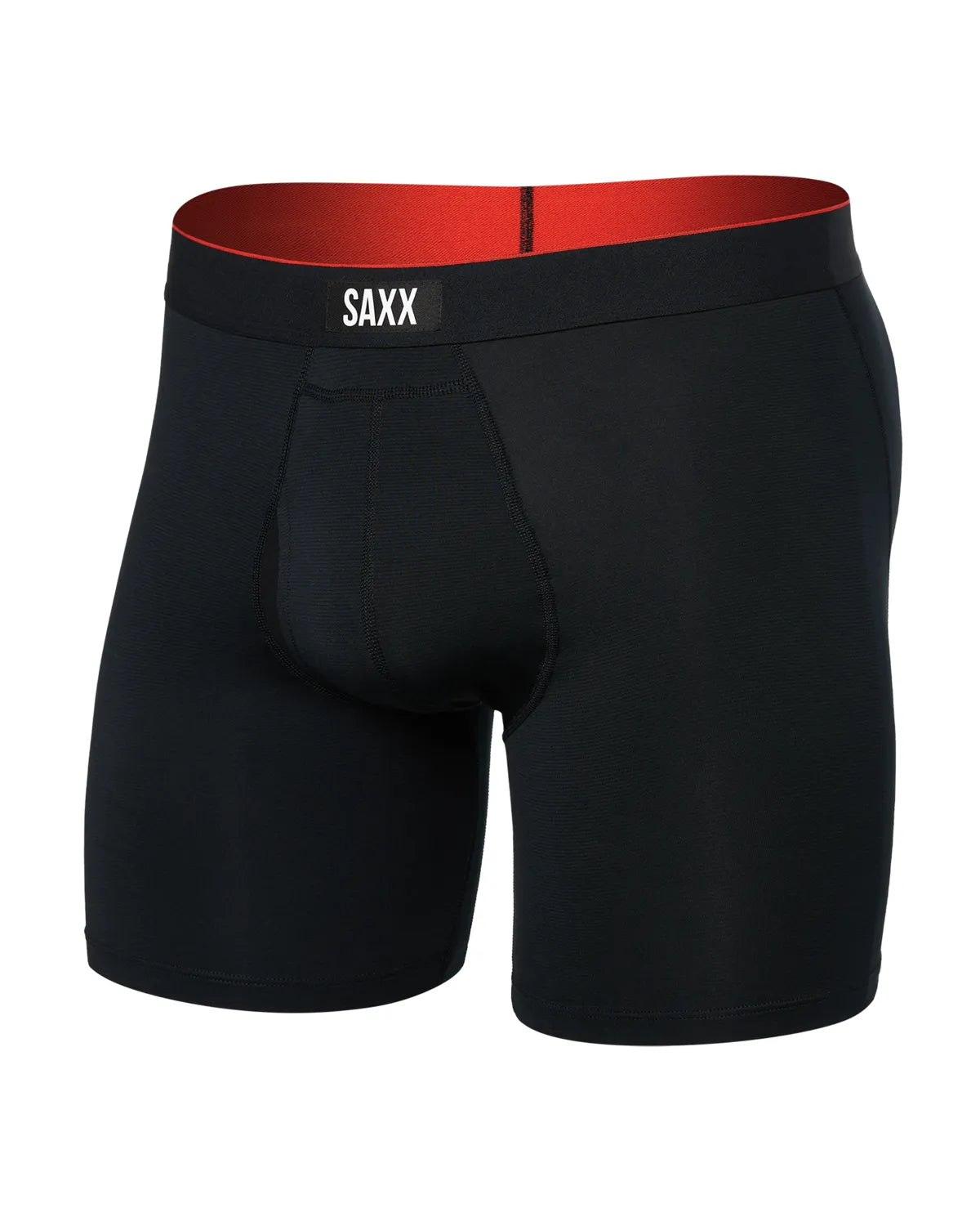 MULTI-SPORT MESH BOXER BRIEF FLY BLACK