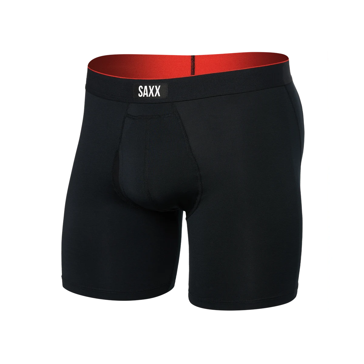 MULTI-SPORT MESH BOXER BRIEF FLY BLACK
