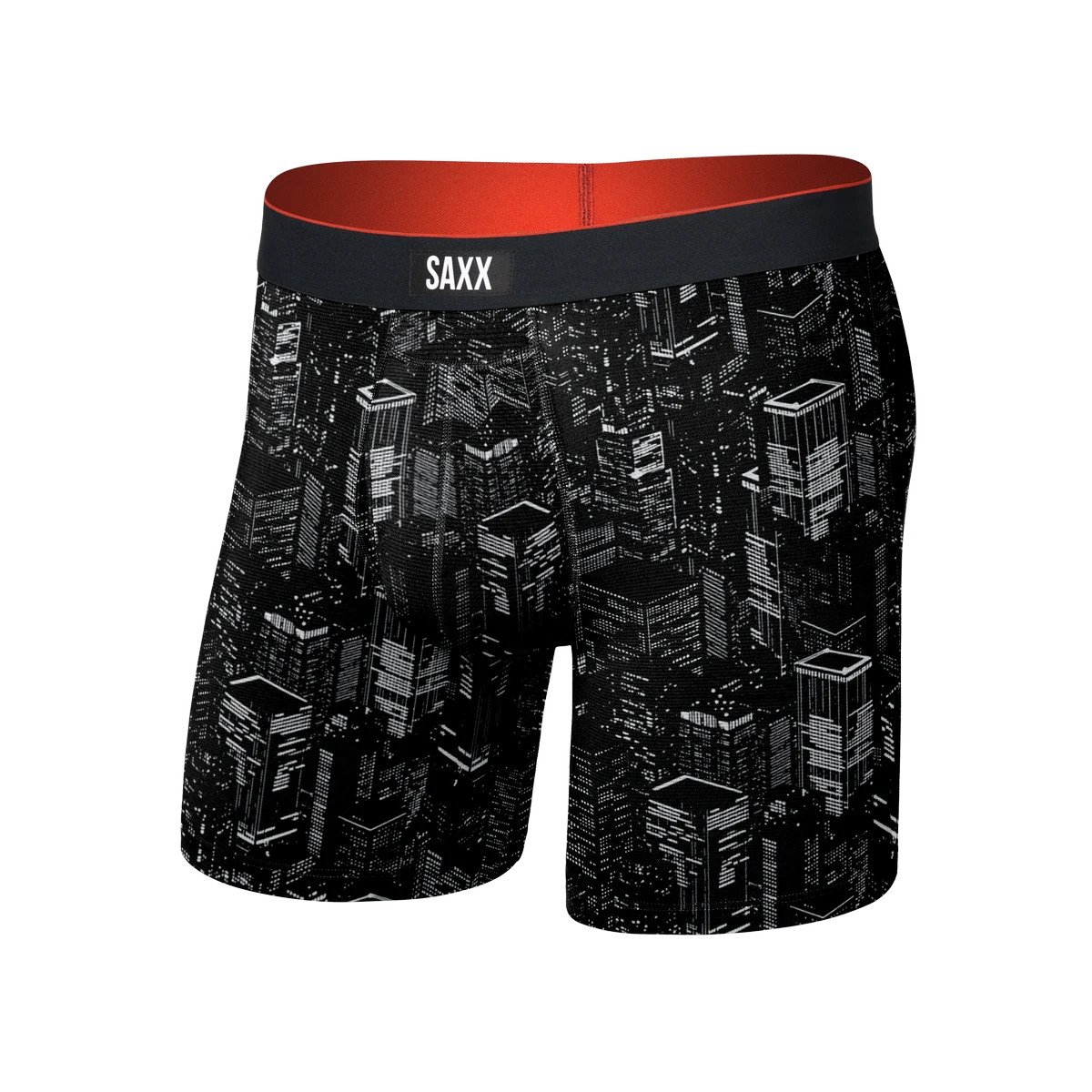 MULTI-SPORT MESH BOXER BRIEF FLY NIGHT CITY-BLACK