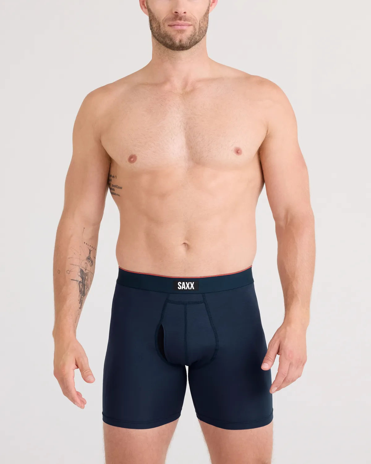 MULTI-SPORT MESH BOXER BRIEF FLY NAVY