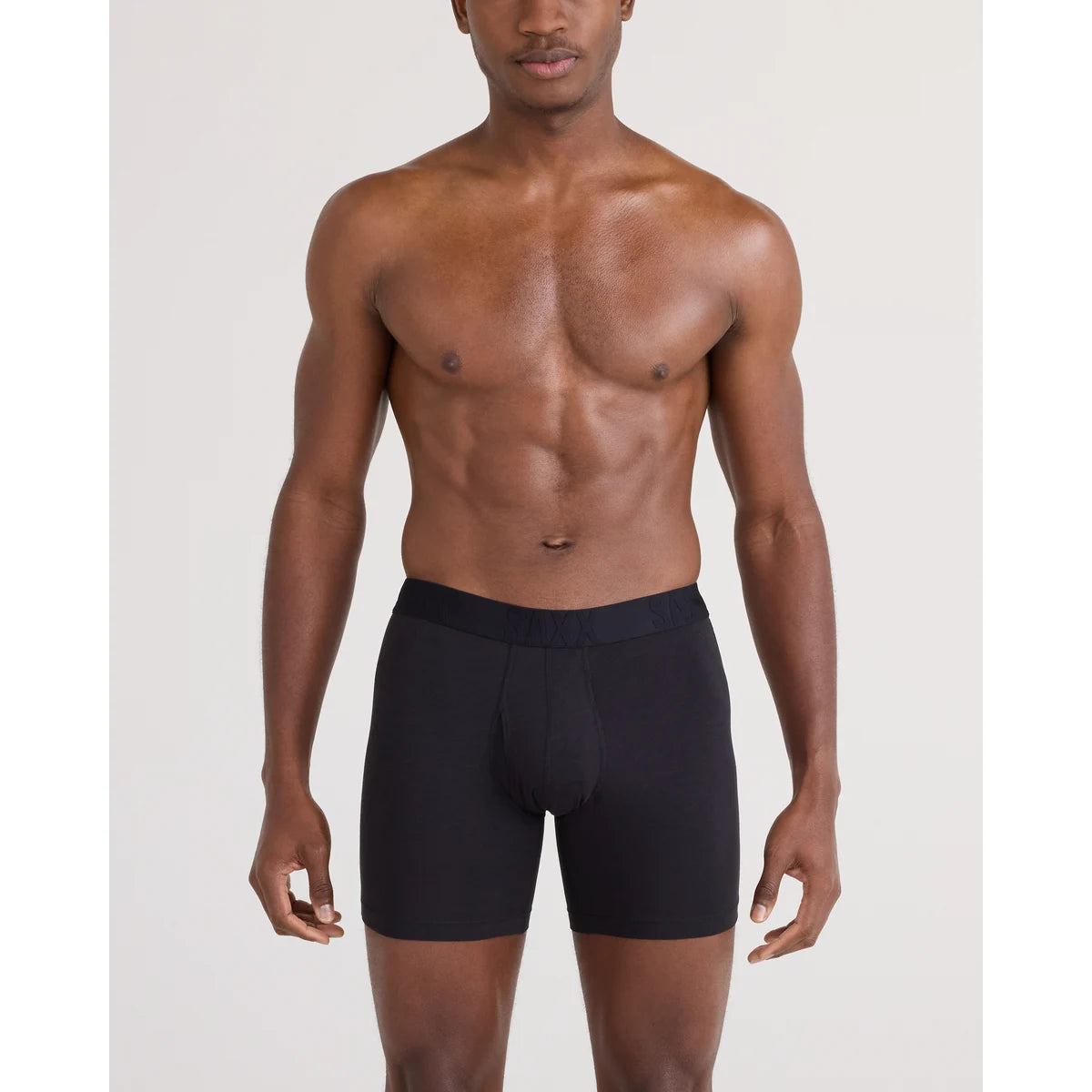 DROPTEMP COOLING COTTON BOXER BRIEF FLY BLACK