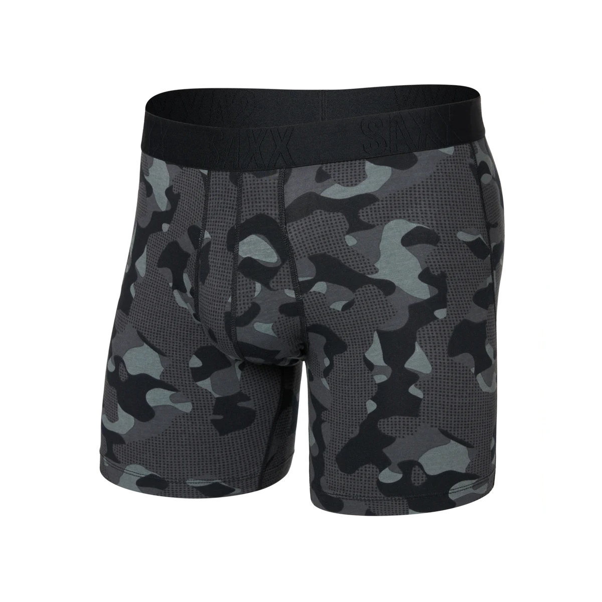 DROPTEMP COOLING COTTON BOXER BRIEF FLY PEBBLE CAMO-GRAPHITE