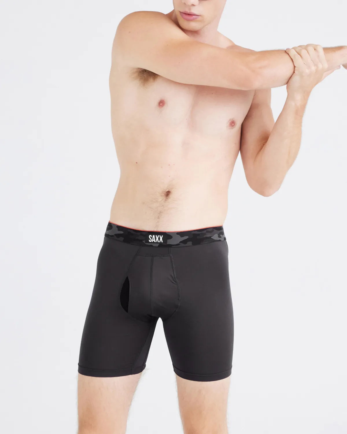 MULTI-SPORT MESH BOXER BRIEF FLY 2PK REMOTE CAMO WB/BLACK