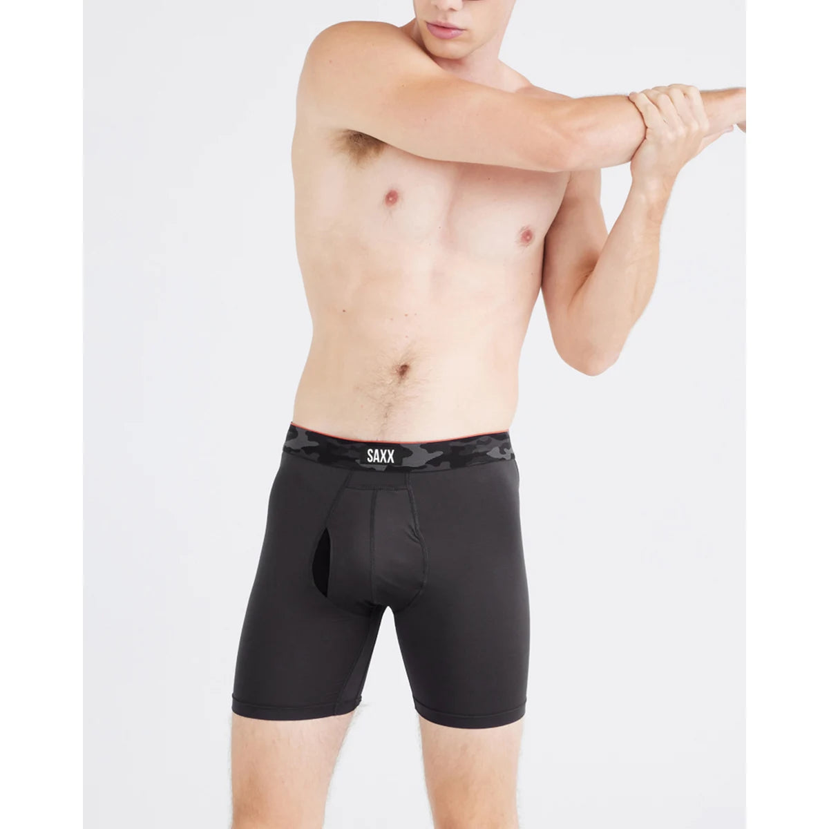 MULTI-SPORT MESH BOXER BRIEF FLY 2PK REMOTE CAMO WB/BLACK