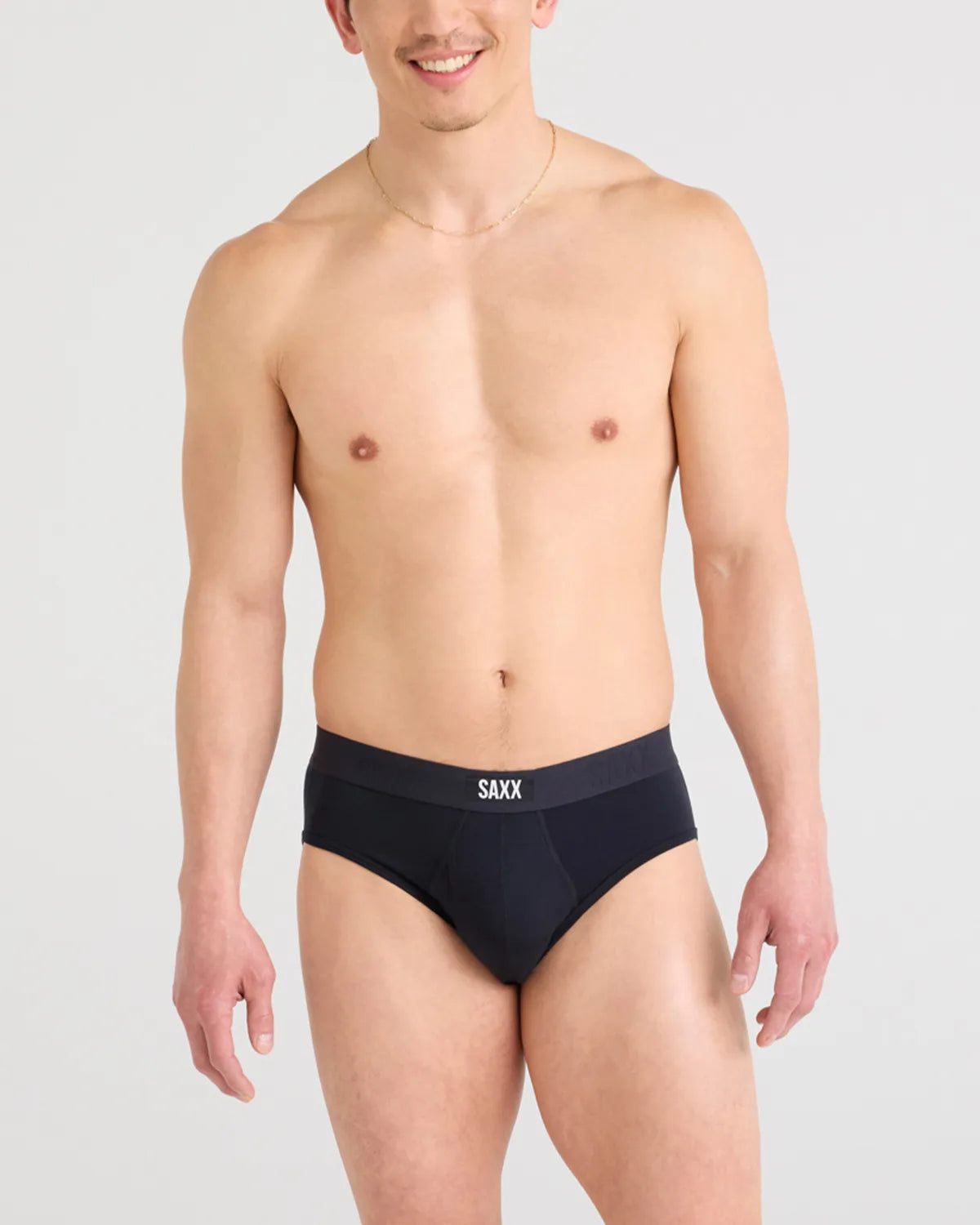 VIBE XTRA SOFT COMFORT BRIEF FLY 2PK BLACK