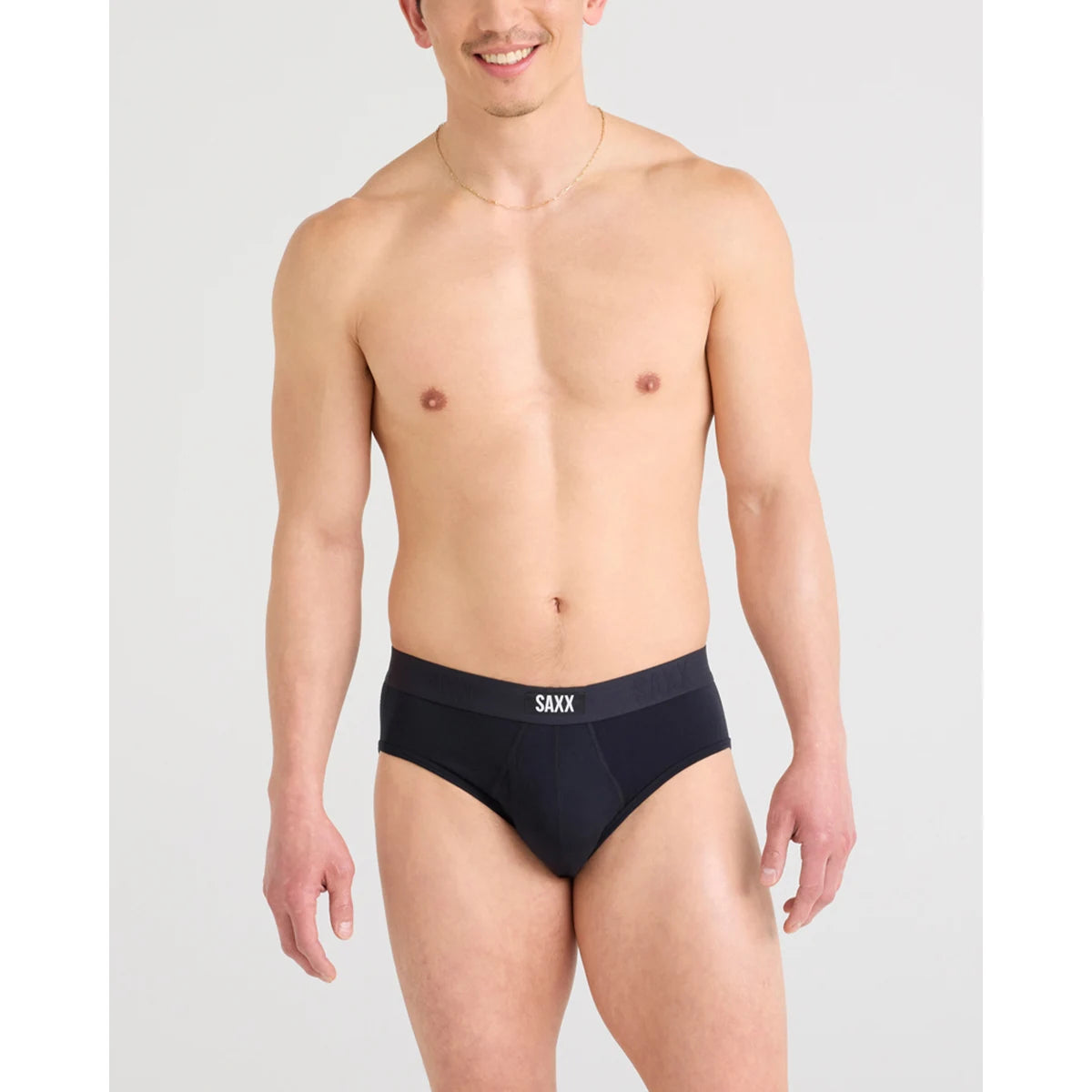 VIBE XTRA SOFT COMFORT BRIEF FLY 2PK BLACK/NAVY