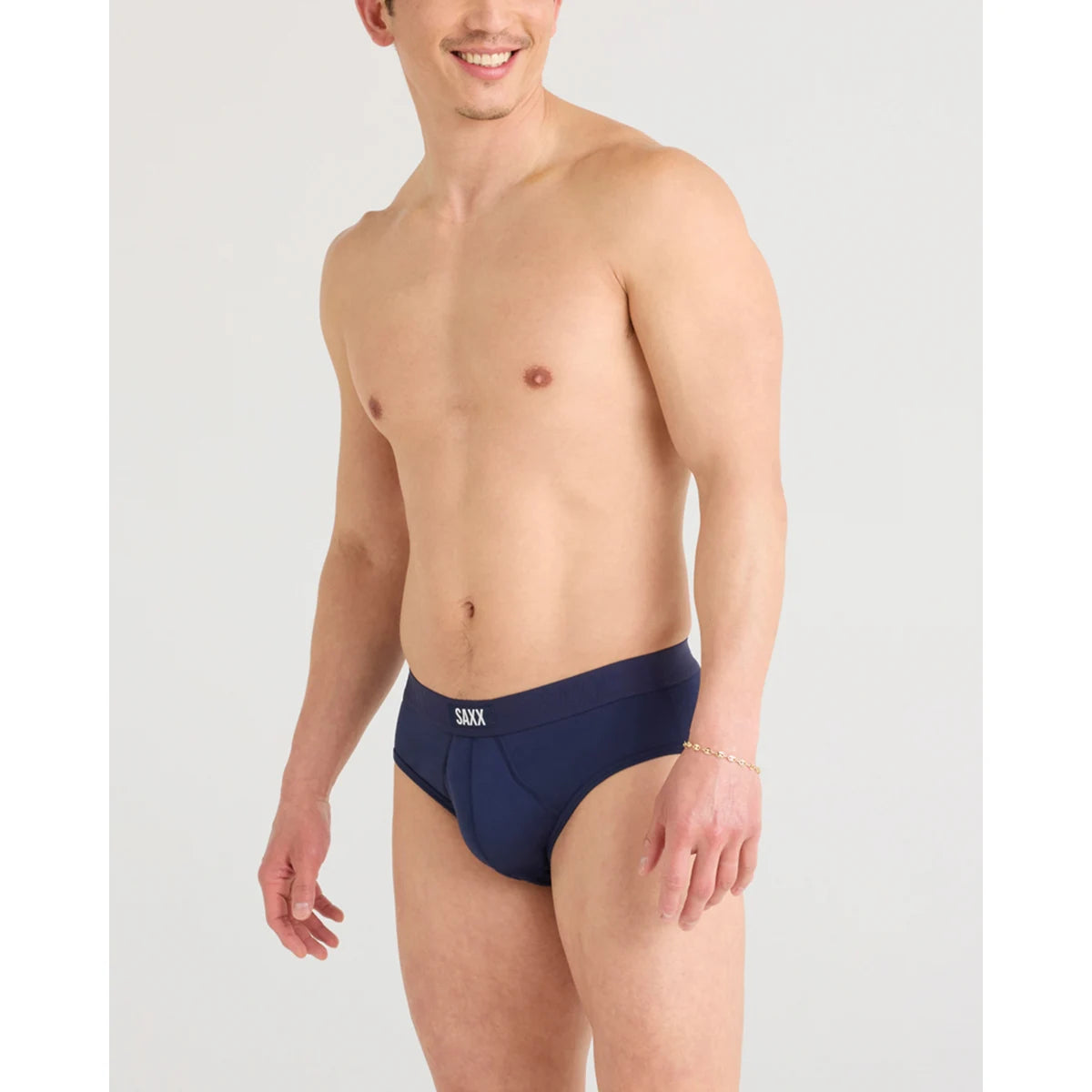 VIBE XTRA SOFT COMFORT BRIEF FLY 2PK BLACK/NAVY