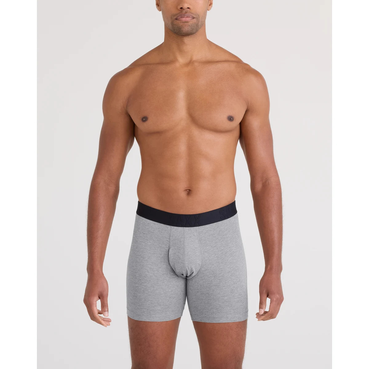 DROPTEMP COOLING COTTON BOXER BRIEF FLY 3PK DK GREY HTHR/DARK INK/BLK