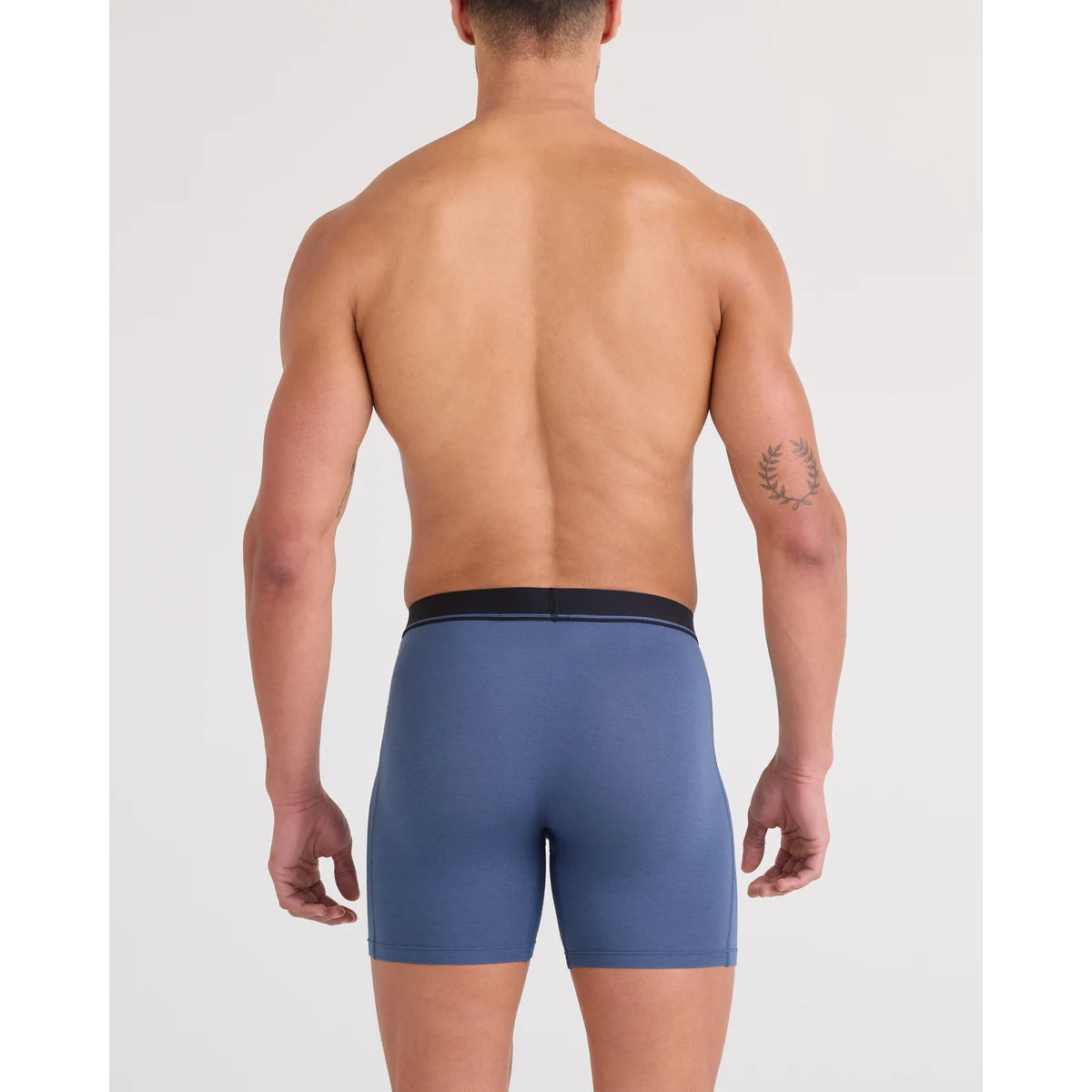 ESSENTIAL COTTON BOXER BRIEF FLY 3PK TRADEWINDS/INDIGO/MAROON