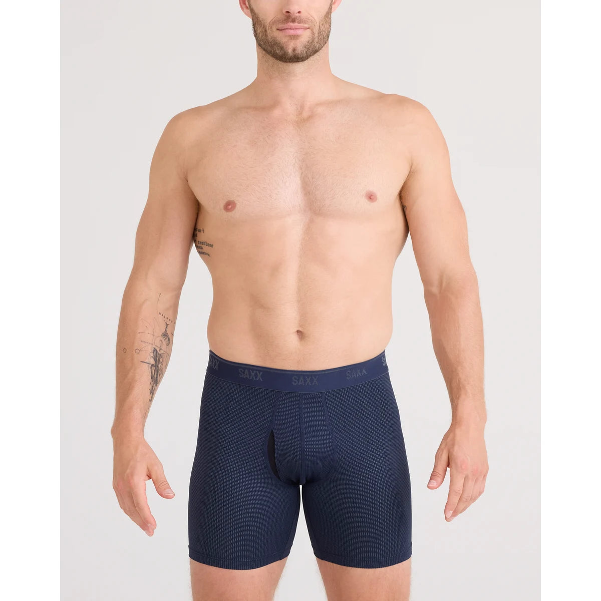 QUEST QUICK-DRY MESH BOXER BRIEF FLY 3PK BLACK/TURBULENCE/MARITIME