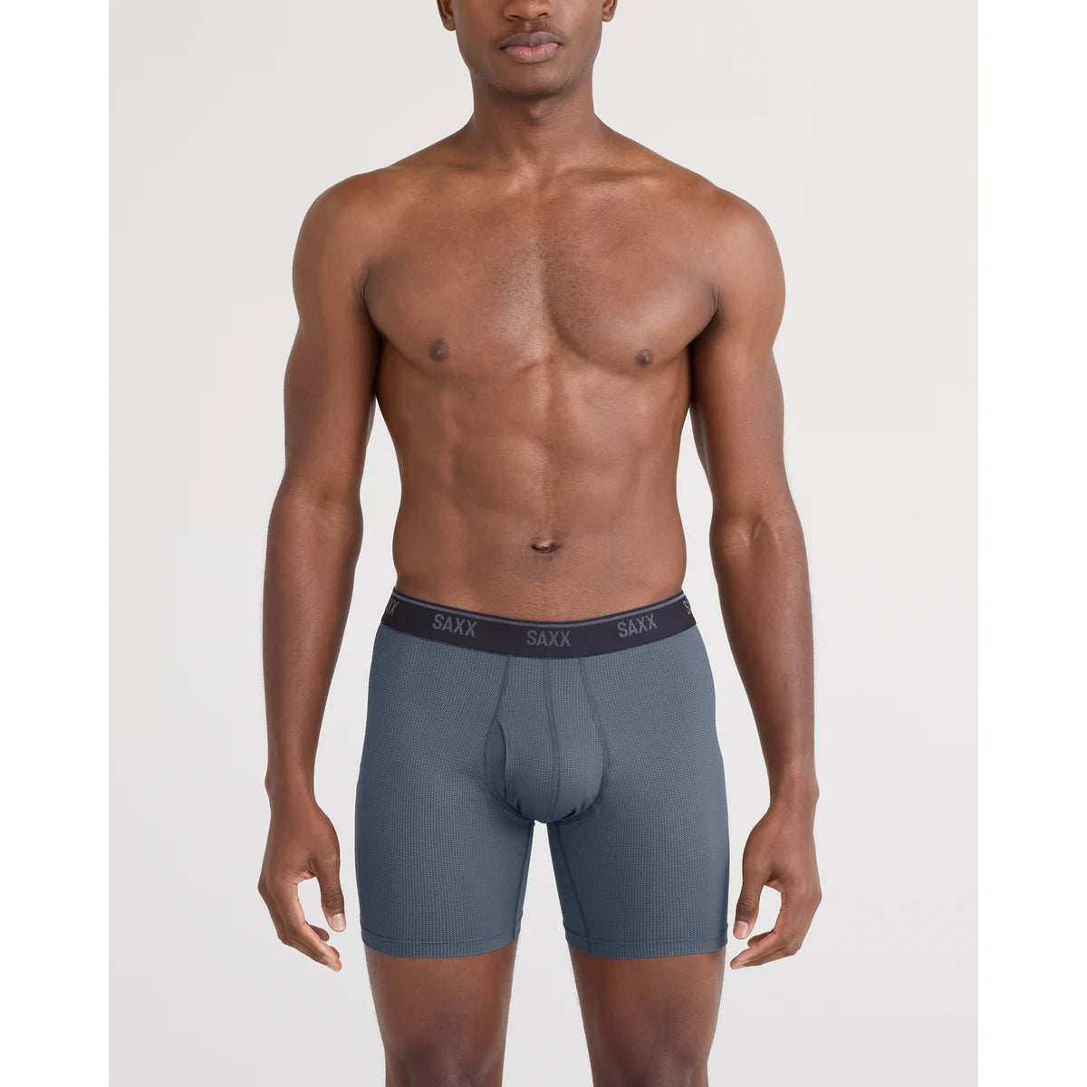 QUEST QUICK-DRY MESH BOXER BRIEF FLY 3PK BLACK/TURBULENCE/MARITIME