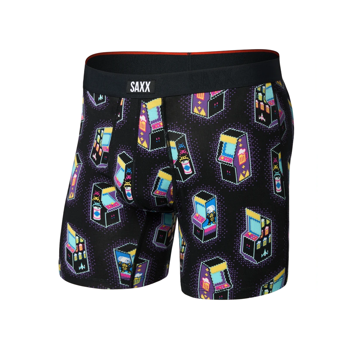 VIBE XTRA SOFT COMFORT BOXER BRIEF FLY BEERCADE BLACK