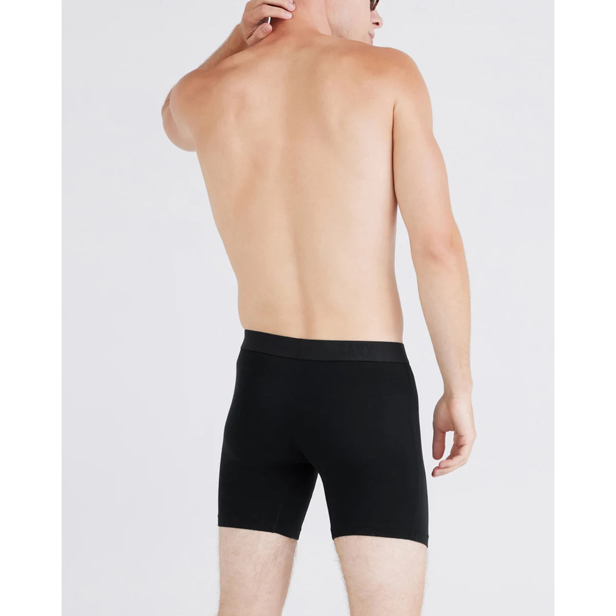 VIBE XTRA SOFT COMFORT BOXER BRIEF FLY BLACK