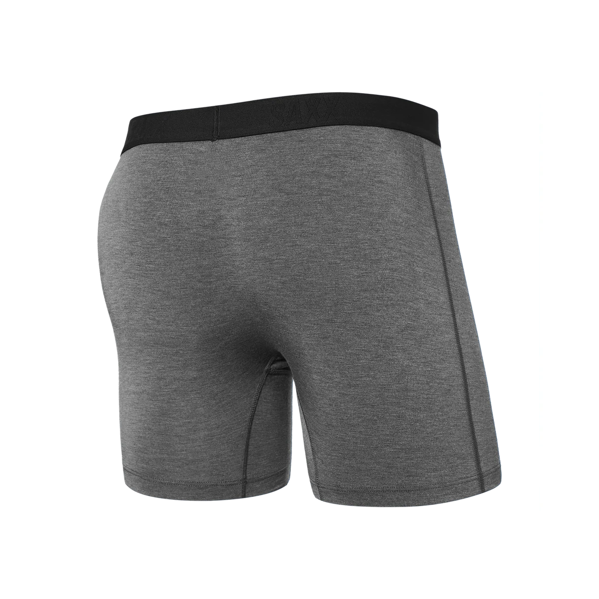 VIBE XTRA SOFT COMFORT BOXER BRIEF FLY DARK GREY HEATHER