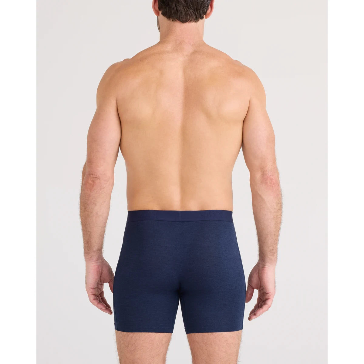 VIBE XTRA SOFT COMFORT BOXER BRIEF FLY DARK NAVY HEATHER