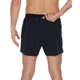 RACE PACE 2N1 RUN SHORT 5" BLACK
