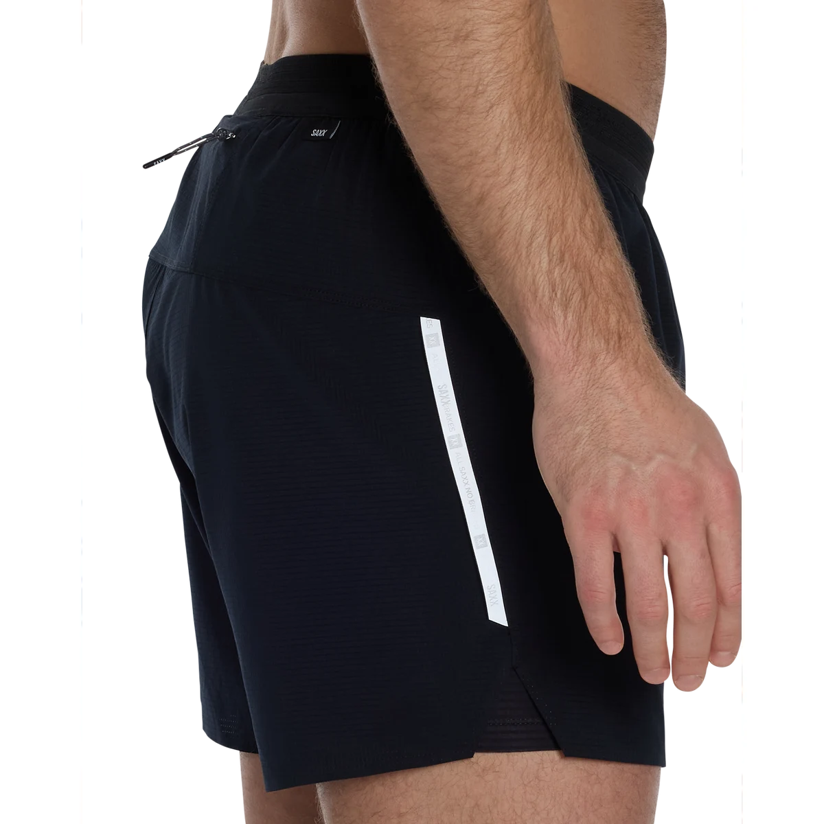 RACE PACE 2N1 RUN SHORT 5" BLACK