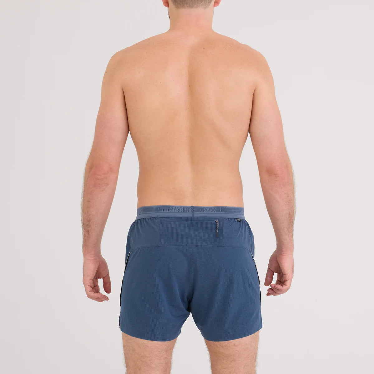 RACE PACE 2N1 RUN SHORT 5" WASHED INDIGO