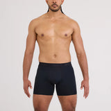 SMOOTH FLEX LIGHT COMPRESSION BOXER BRIEF BLACK