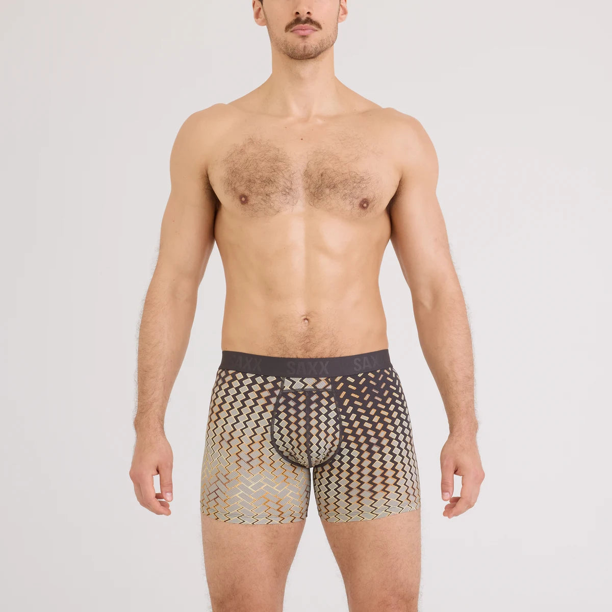SMOOTH FLEX LIGHT COMPRESSION BOXER BRIEF LUSTRE WEAVE-FD BLACK