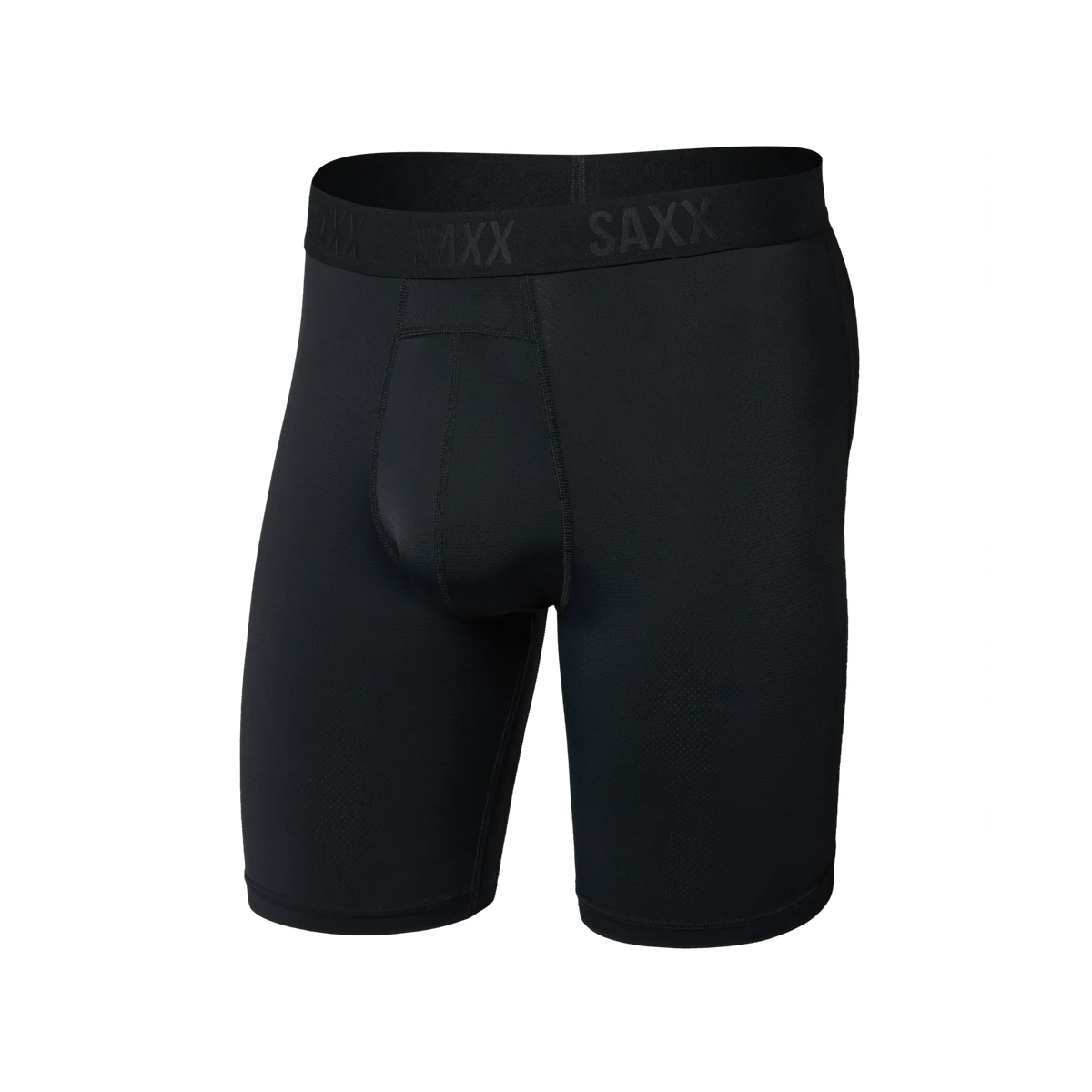 SMOOTH FLEX LIGHT COMPRESSION LONG LEG BOXER BRIEF BLACK