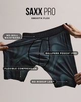 SMOOTH FLEX LIGHT COMPRESSION BOXER BRIEF BLACK