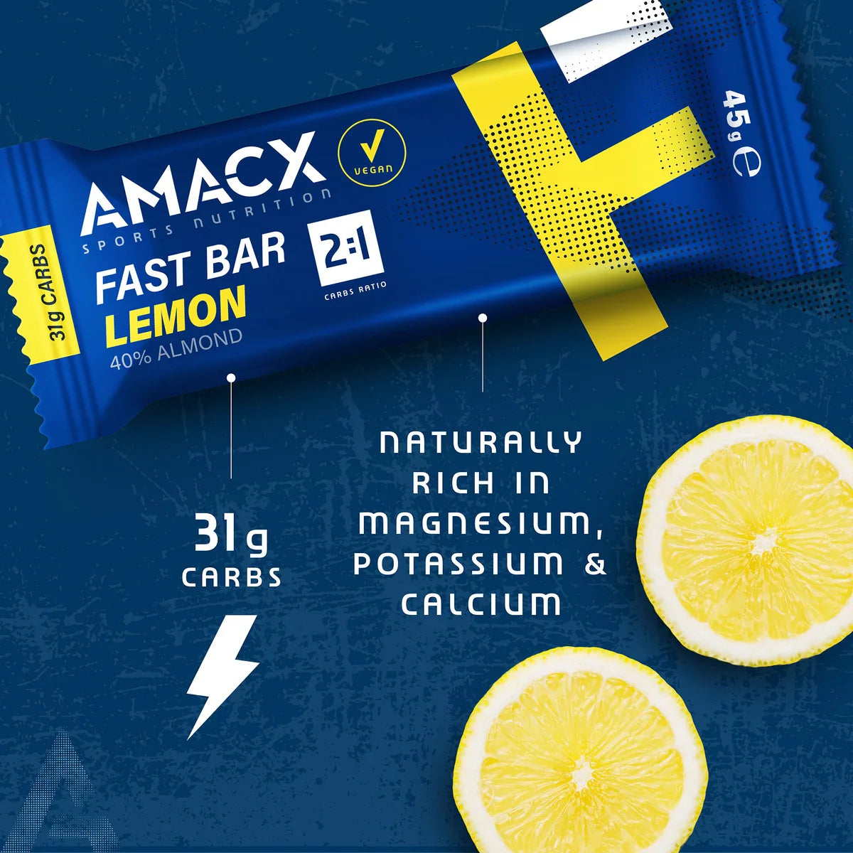 Fast Bar Lemon - 12 pack