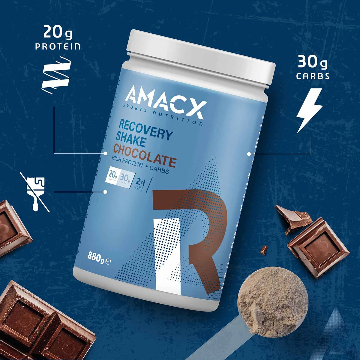 Recovery Shake Chocolate - 880 g 