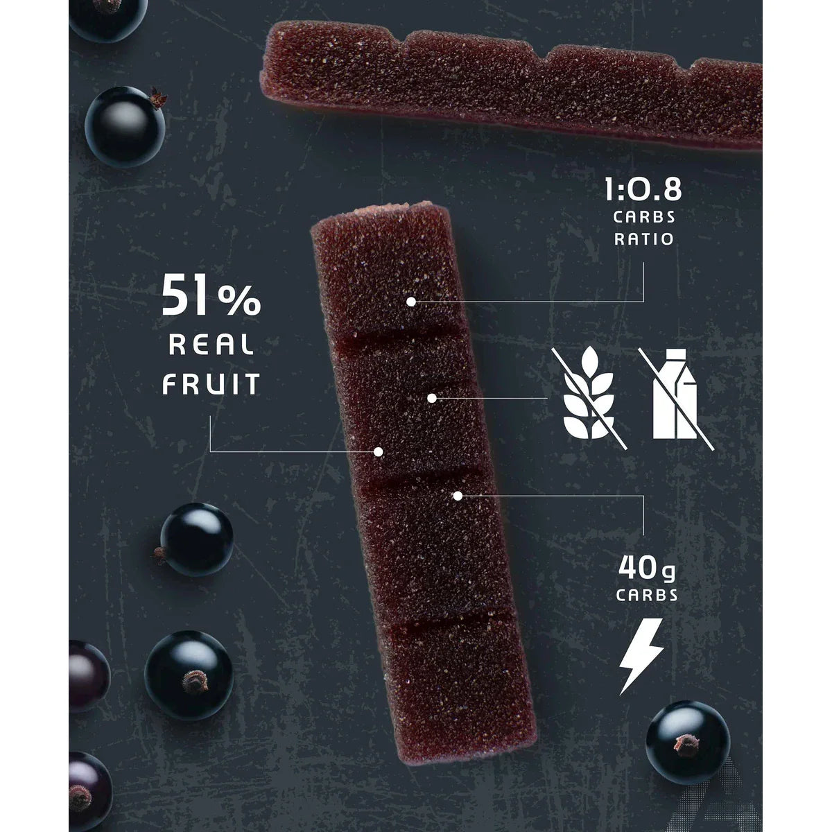 Turbo Fruit Chew Cassis - 12 pack 