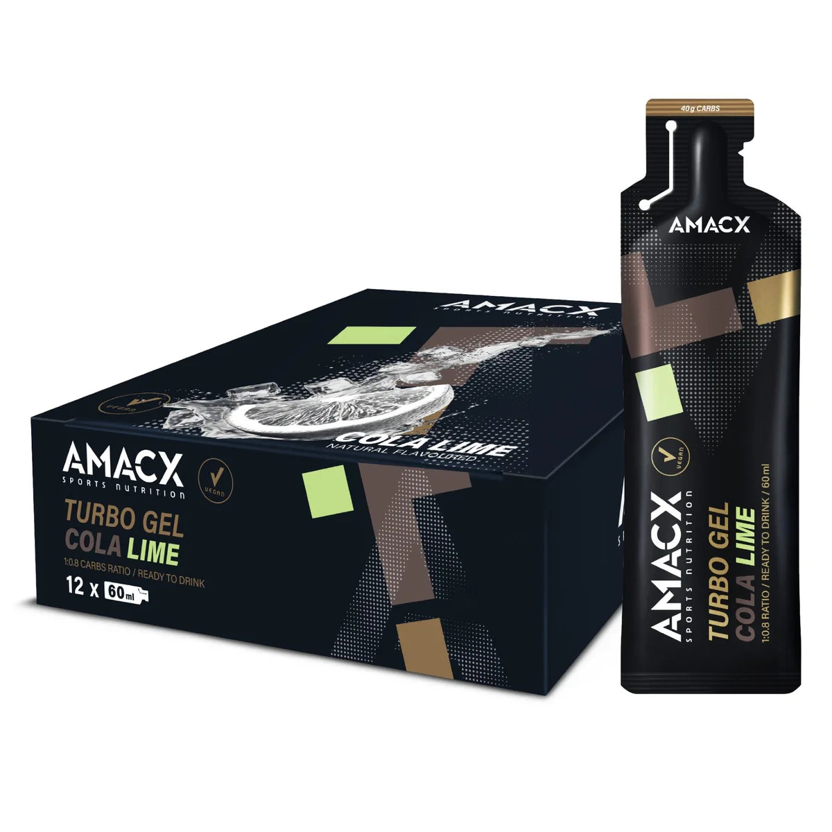 Turbo Gel Cola Lime - 12 pack 