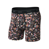 QUEST QUICK-DRY MESH BOXER BRIEF ADOBE ZOO-BLACK