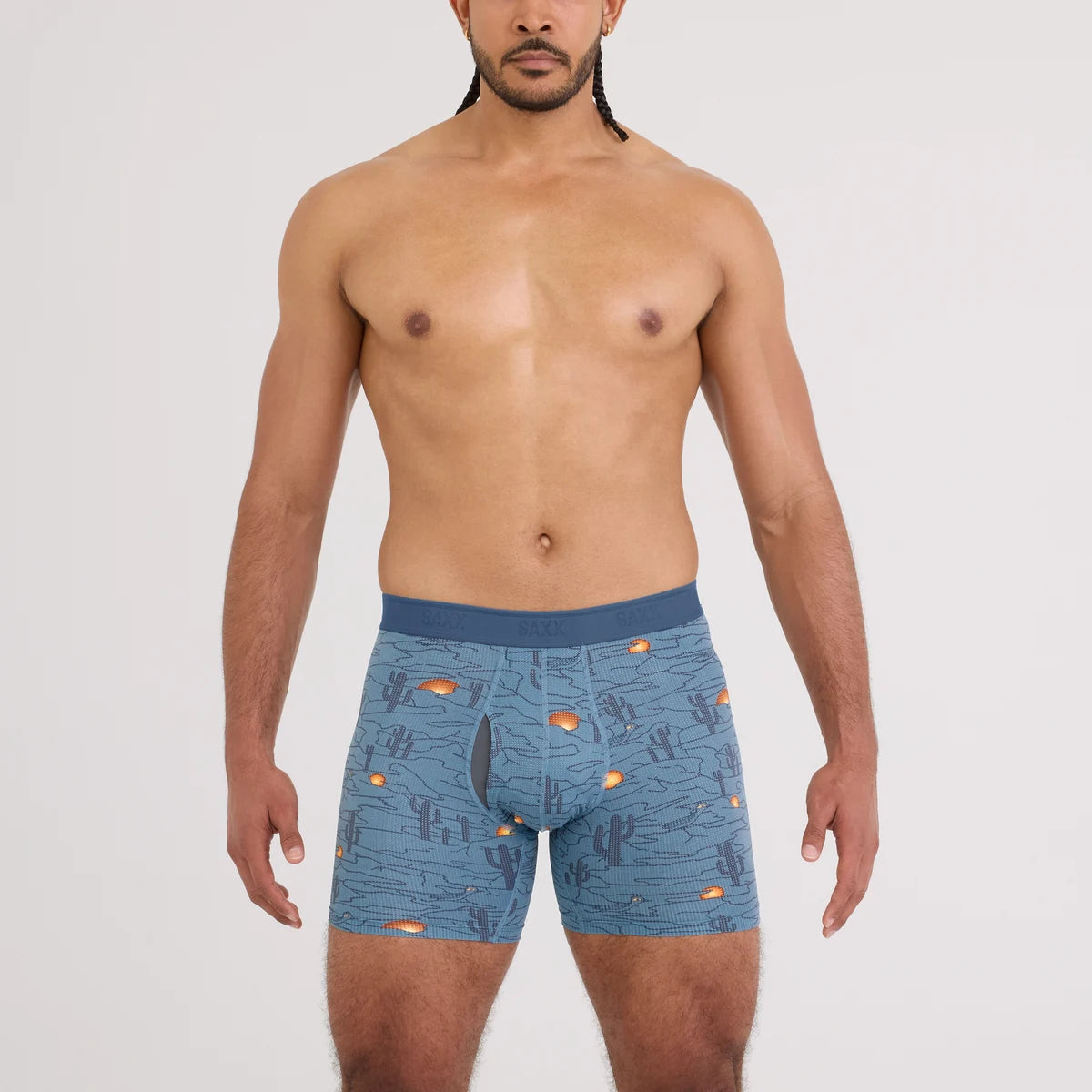 QUEST QUICK-DRY MESH BOXER BRIEF CANYONLANDS-WASHED BLUE