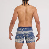 QUEST QUICK-DRY MESH BOXER BRIEF PALM GEO-STONE