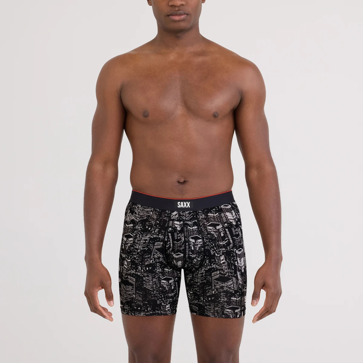MULTI-SPORT MESH BOXER BRIEF FLY NIGHT CITY-BLACK