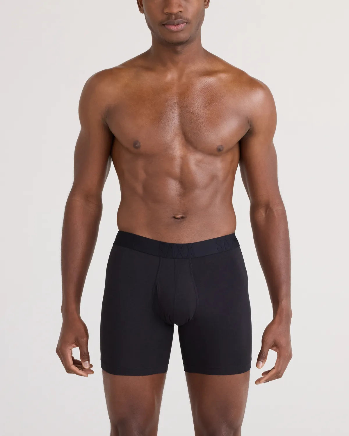 DROPTEMP COOLING COTTON BOXER BRIEF FLY BLACK