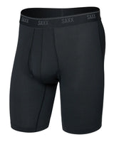 QUEST QUICK-DRY MESH LONG BOXER BRIEF FLY BLACK