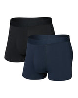 DROPTEMP COOLING COTTON TRUNK FLY 2PK DARK INK/BLACK