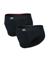 VIBE XTRA SOFT COMFORT BRIEF FLY 2PK BLACK